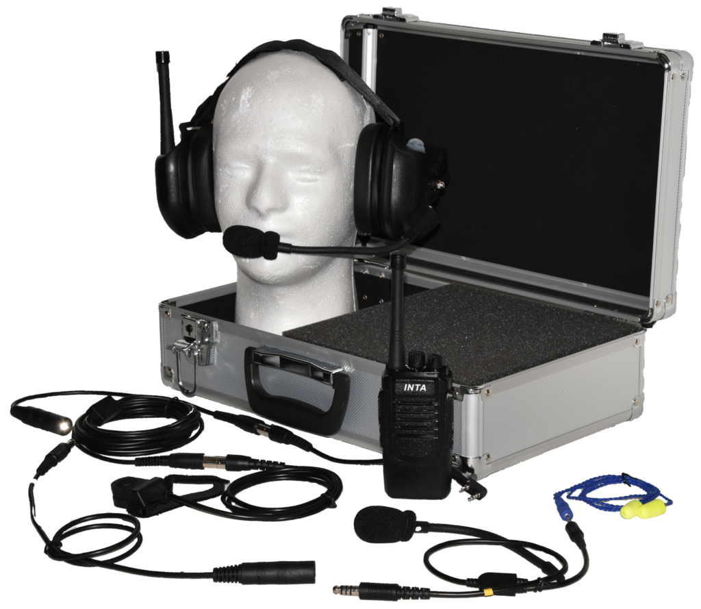 Kart driver to pit radio kit